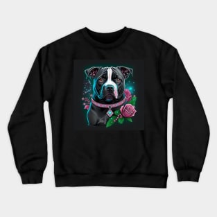 Glowing Staffy Crewneck Sweatshirt